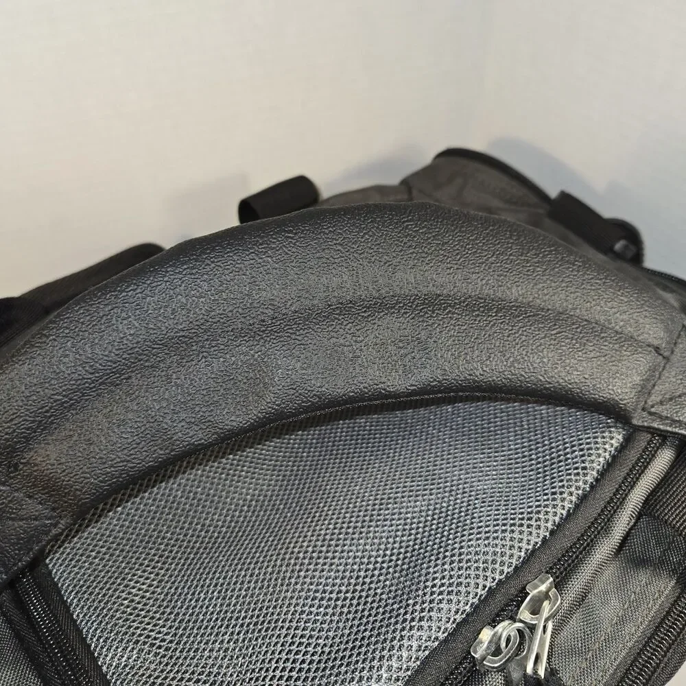 Cabela's Club Catch All Gear Bag, Gray And Black Many Pockets Shoulder Strap